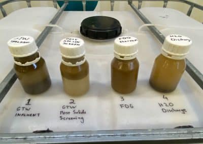 Realtime analysis of grease trap waste